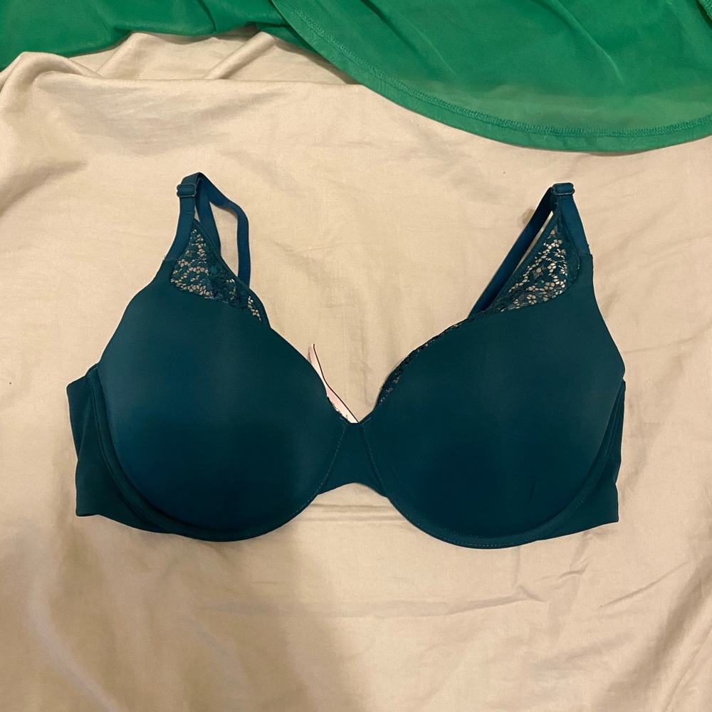 NWOT Victoria Secret Bra Dark Teal